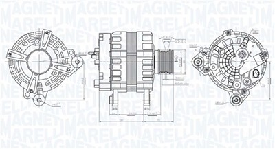 MAGNETI MARELLI 063736193010 Číslo výrobce: MQA6193. EAN: 8050947062977.