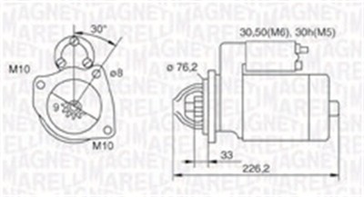 MAGNETI MARELLI 063721067010 Číslo výrobce: MQS1067. EAN: 8001063972077.