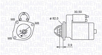 MAGNETI MARELLI 063721552010 Číslo výrobce: MQS1552. EAN: 8001063762272.