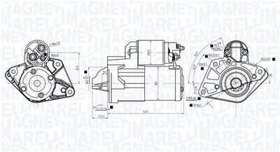MAGNETI MARELLI 063726278010 Číslo výrobce: MQS6278. EAN: 8050947108460.