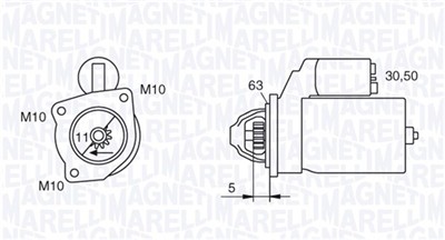 MAGNETI MARELLI 063721377010 Číslo výrobce: MQS1377. EAN: 8001063862507.