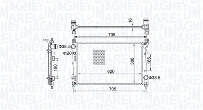 MAGNETI MARELLI 350213163100 Číslo výrobce: BM1631. EAN: 8001063894652.
