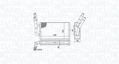 MAGNETI MARELLI 350218450000 Číslo výrobce: BR450. EAN: 8050947023138.