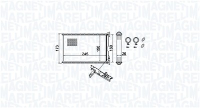 MAGNETI MARELLI 350218455000 Číslo výrobce: BR455. EAN: 8050947001808.