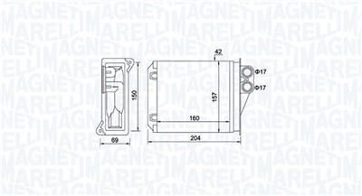 MAGNETI MARELLI 350218481000 Číslo výrobce: BR481. EAN: 8050947023985.