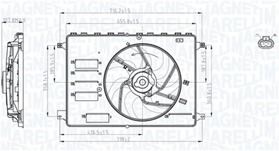 MAGNETI MARELLI 069422761010 Číslo výrobce: MTC761AX. EAN: 8001063734392.