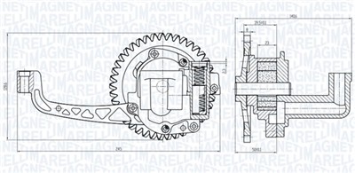 MAGNETI MARELLI 351516000015 Číslo výrobce: OP0015. EAN: 8050947107494.