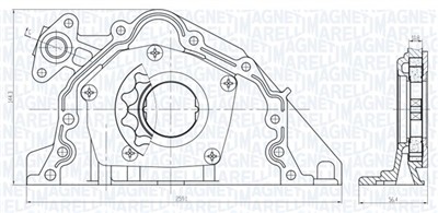 MAGNETI MARELLI 351516000067 Číslo výrobce: OP0067. EAN: 8050947107289.