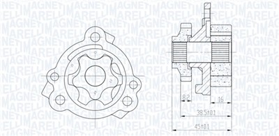 MAGNETI MARELLI 351516000111 Číslo výrobce: OP0111. EAN: 8050947168730.