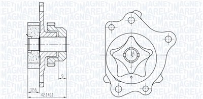 MAGNETI MARELLI 351516000116 Číslo výrobce: OP0116. EAN: 8050947120721.
