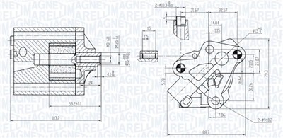MAGNETI MARELLI 351516000133 Číslo výrobce: OP0133. EAN: 8050947170764.
