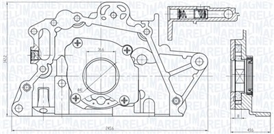 MAGNETI MARELLI 351516000150 Číslo výrobce: OP0150. EAN: 8050947170214.