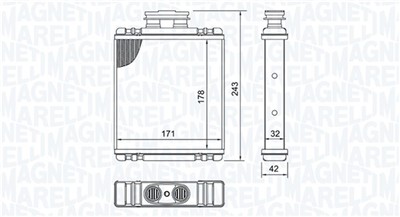 MAGNETI MARELLI 350218517000 Číslo výrobce: BR517. EAN: 8050947089967.