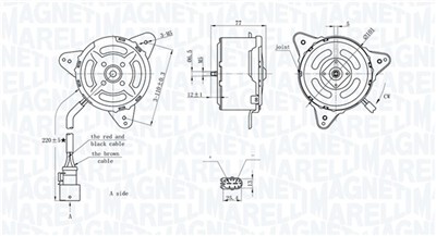 MAGNETI MARELLI 069422717010 Číslo výrobce: MTC717AX.