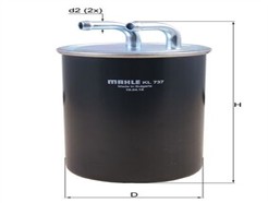 MAHLE ORIGINAL KL 737