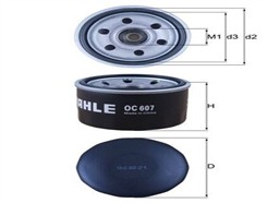 MAHLE ORIGINAL OC 607