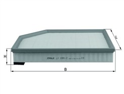 MAHLE ORIGINAL LX 1591/2