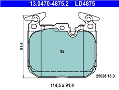 ATE 13.0470-4875.2 ATE Ceramic