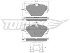 TOMEX Brakes TX 60-82