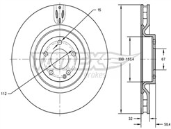 TOMEX Brakes TX 72-75
