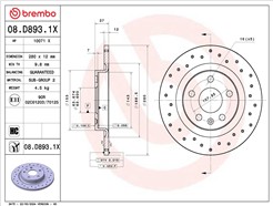 BREMBO 08.D893.1X