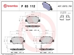 BREMBO P 83 112
