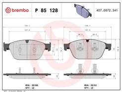 BREMBO P 85 128