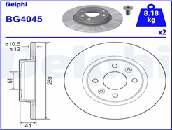 DELPHI BG4045