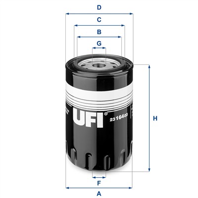 UFI 23.164.03 EAN: 8003453043466.