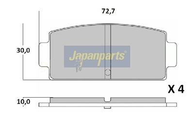 JAPANPARTS PP-MC01 EAN: 8052553688305.