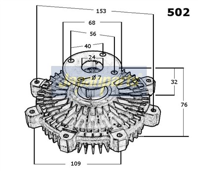 JAPANPARTS VC-502 Číslo výrobce: VC-502. EAN: 8033001312287.