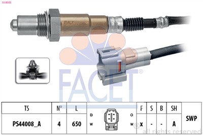 FACET 10.8505 Číslo výrobce: EPS 1.998.505. EAN: 8012510052457.