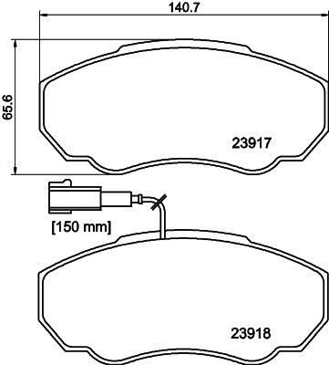 HELLA 8DB 355 010-391 Číslo výrobce: 23917. EAN: 4082300354706.