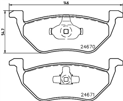 HELLA 8DB 355 014-951 Číslo výrobce: 24670. EAN: 4082300359268.