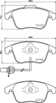 HELLA 8DB 355 013-861 Číslo výrobce: 24332. EAN: 4082300358179.
