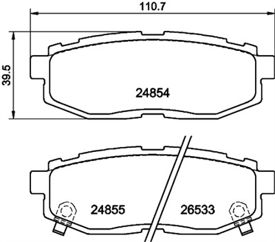HELLA 8DB 355 014-341 Číslo výrobce: 24854. EAN: 4082300358650.