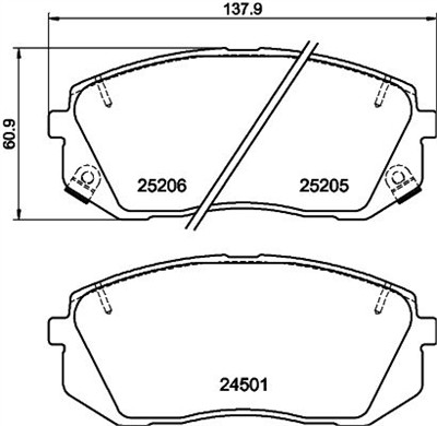 HELLA 8DB 355 025-981 Číslo výrobce: 24501. EAN: 4082300600872.