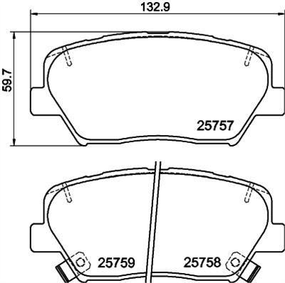 HELLA 8DB 355 025-911 Číslo výrobce: 25757. EAN: 4082300600803.