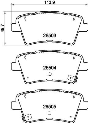 HELLA 8DB 355 044-231 Číslo výrobce: 26503. EAN: 4082300831856.