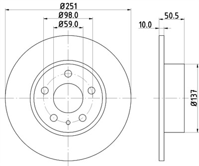 HELLA 8DD 355 101-971 Číslo výrobce: 51804PRO. EAN: 4082300366631.