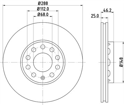 HELLA 8DD 355 102-821 Číslo výrobce: 53942PRO. EAN: 4082300367485.