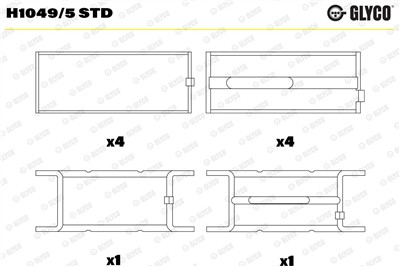 GLYCO H1049/5 STD Číslo výrobce: H1049/5. EAN: 4044197431588.