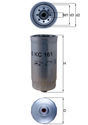 MAHLE ORIGINAL KC 161 Číslo výrobce: 76828669. EAN: 4009026502990.