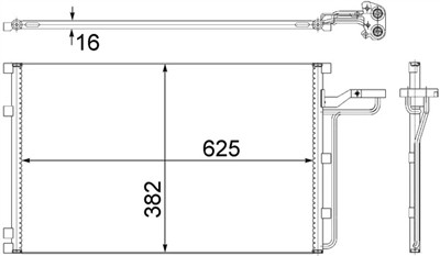 MAHLE ORIGINAL AC 551 001S Číslo výrobce: 351307621. EAN: 4057635024211.
