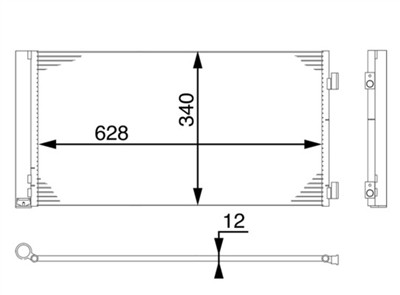 MAHLE ORIGINAL AC 751 000S Číslo výrobce: 351319644. EAN: 4057635026352.