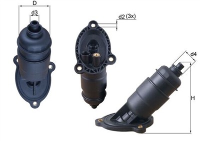 MAHLE ORIGINAL HX 155 Číslo výrobce: 72440110. EAN: 4009026968888.