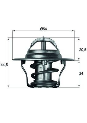 MAHLE ORIGINAL TX 4 87D Číslo výrobce: 1.071.87. EAN: 4250192925575.