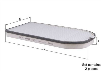 MAHLE ORIGINAL LA 613/S Číslo výrobce: 70566695. EAN: 4009026885116.