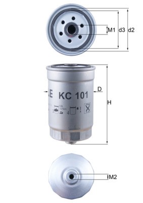 MAHLE ORIGINAL KC 101 Číslo výrobce: 76824247. EAN: 4009026502716.