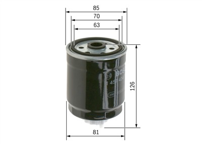 BOSCH 1 457 434 103 Číslo výrobce: N 4103. EAN: 3165141017274.